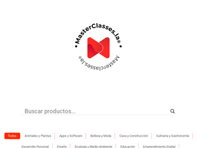 'masterclasses.la' screenshot