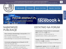 '45minut.pl' screenshot