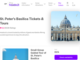 'st-peters-basilica-tickets.com' screenshot