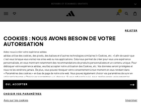 'adidas.fr' screenshot