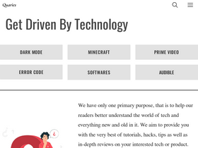 'quaries.com' screenshot