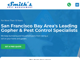 'smithspestmanagement.com' screenshot
