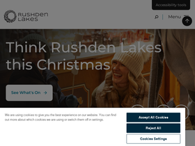 'rushdenlakes.com' screenshot