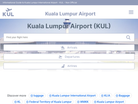 'kuala-lumpur-airport.com' screenshot