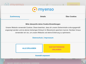 'myenso.de' screenshot