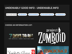 'undeniable.info' screenshot