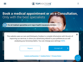 'topdoctors.co.uk' screenshot