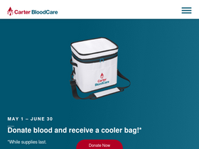 'carterbloodcare.org' screenshot