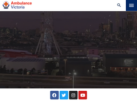 'ambulance.vic.gov.au' screenshot