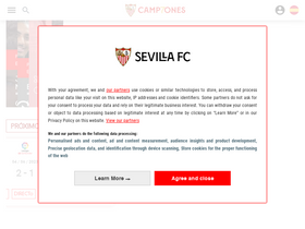'sevillafc.es' screenshot