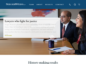 'seegerweiss.com' screenshot