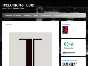 'thelonious.com.ar' screenshot