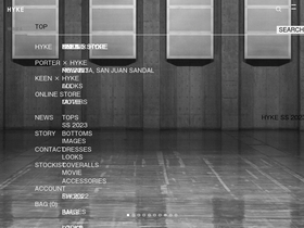 'hyke.jp' screenshot