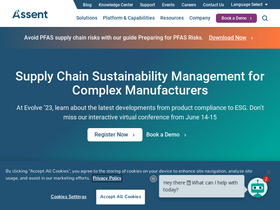'assentcompliance.com' screenshot