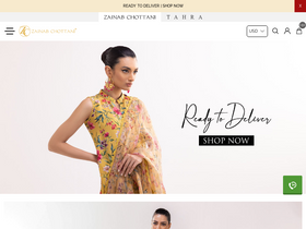 'zainabchottani.com' screenshot