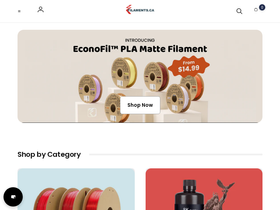 3dmaterials.ca homepage screenshot
