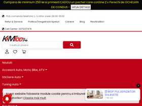 'km100.ro' screenshot