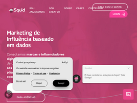 'squidit.com.br' screenshot