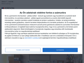 'erdon.ro' screenshot