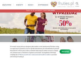 'fruties.pl' screenshot