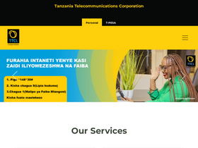 'ttcl.co.tz' screenshot