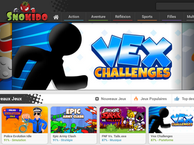 'snokido.fr' screenshot