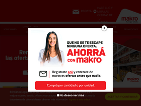 'makro.com.ar' screenshot