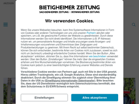 'bietigheimerzeitung.de' screenshot