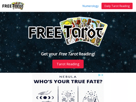 'freetarot.com' screenshot