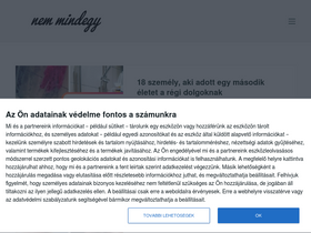 'nem-mindegy.com' screenshot