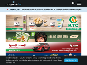 'prigorski.hr' screenshot