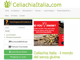 'celiachiaitalia.com' screenshot