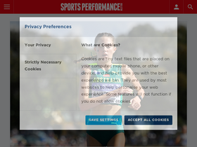 'sportsperformancebulletin.com' screenshot