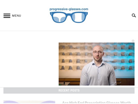 'progressive-glasses.com' screenshot