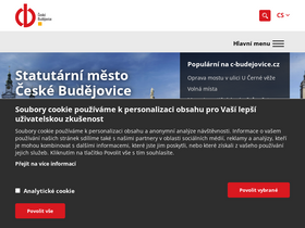 'c-budejovice.cz' screenshot