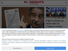 'eldebate.com' screenshot