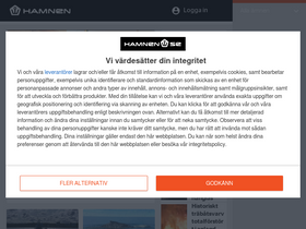 'hamnen.se' screenshot