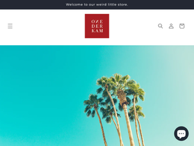 Onederkam homepage screenshot