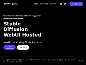 Graviti Diffus - Graviti Diffus-开箱即用的 Stable Diffusion WebUI 在线图像生成服务
