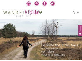 'wandelvrouw.nl' screenshot