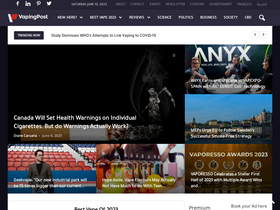 'vapingpost.com' screenshot