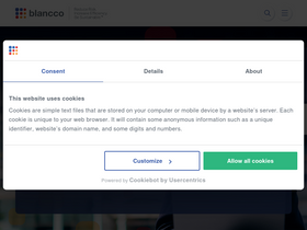 'blancco.com' screenshot