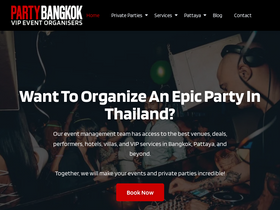 'partybangkok.com' screenshot