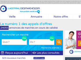 'centraledesmarches.com' screenshot