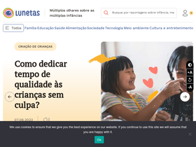 'lunetas.com.br' screenshot