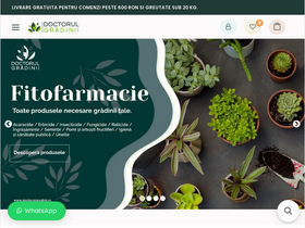 'doctorulgradinii.ro' screenshot