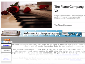 'harptabs.com' screenshot