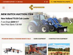 'wengers.com' screenshot