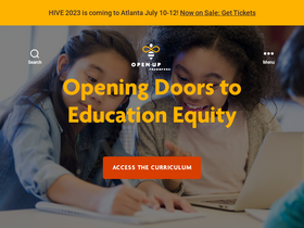 'openupresources.org' screenshot