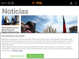 'rtve.es' screenshot